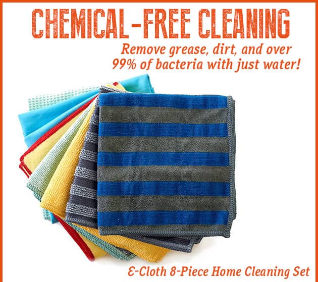 E-Cloth 8-Piece Home Cleaning Set - SHOP CLEANING UTENSILS AND GADGETS